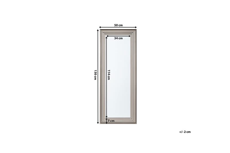 Chatain Spegel 50 cm - Silver - Inredning & dekor - Speglar - Väggspegel