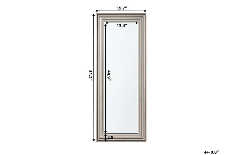 Chatain Spegel 50 cm - Silver - Inredning & dekor - Speglar - Väggspegel