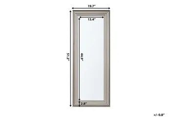 Chatain Spegel 50 cm - Silver - Inredning & dekor - Speglar - Väggspegel