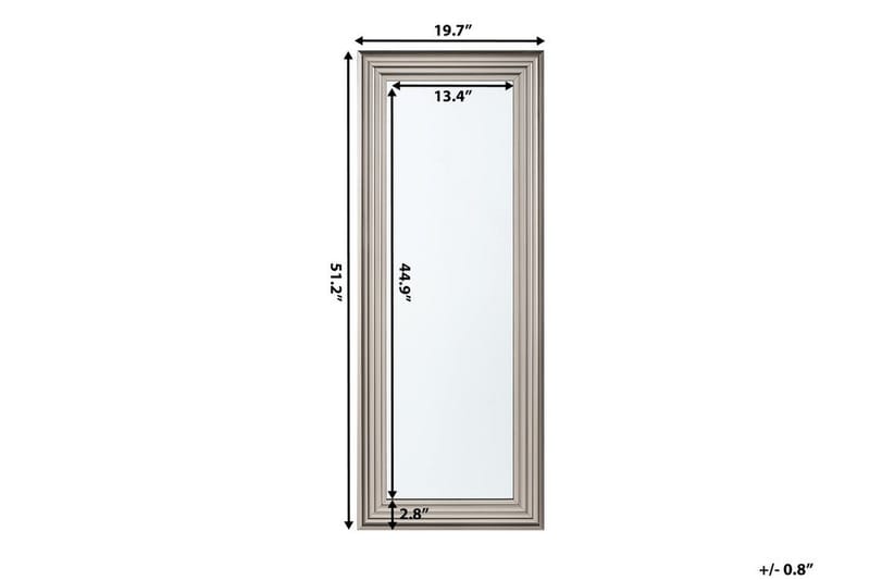 Chatain Spegel 50 cm - Silver - Inredning & dekor - Speglar - Väggspegel