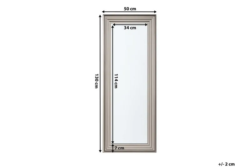 Chatain Spegel 50 cm - Silver - Inredning & dekor - Speglar - Väggspegel