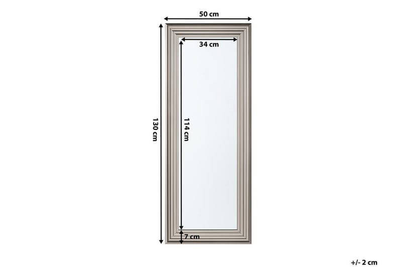 Chatain Spegel 50 cm - Silver - Inredning & dekor - Speglar - Väggspegel