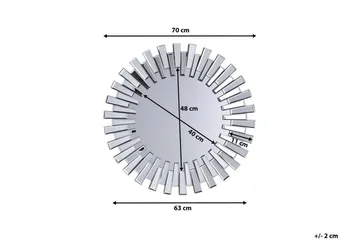 Cholet Spegel 70 cm - Silver - Inredning & dekor - Speglar - Väggspegel
