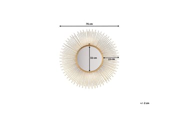 Cilly Spegel 76 cm - Guld - Inredning & dekor - Speglar - Väggspegel