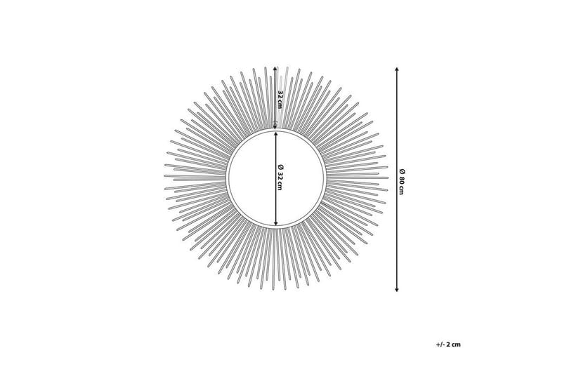 Cilly Spegel 80 cm - Silver - Inredning & dekor - Speglar - Väggspegel