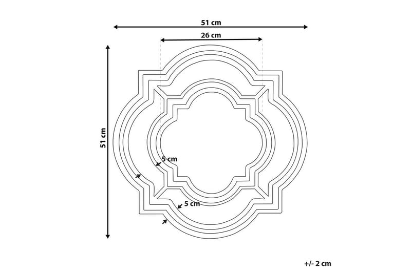 Väggspegel Cobeta - Inredning & dekor - Speglar - Väggspegel