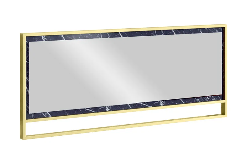 Cofield Spegel 90 cm - Guld|Svart - Inredning & dekor - Speglar - Väggspegel