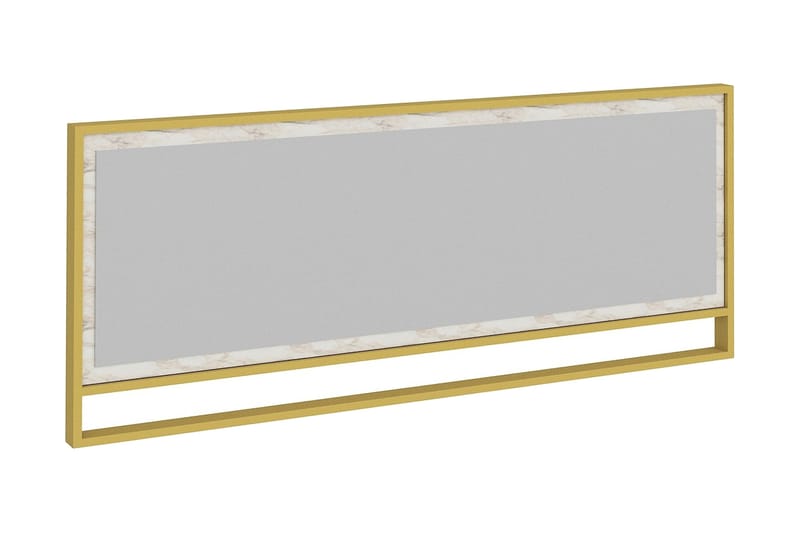 CRAIGLOW Spegel 90 cm Guld/Vit - Väggspegel