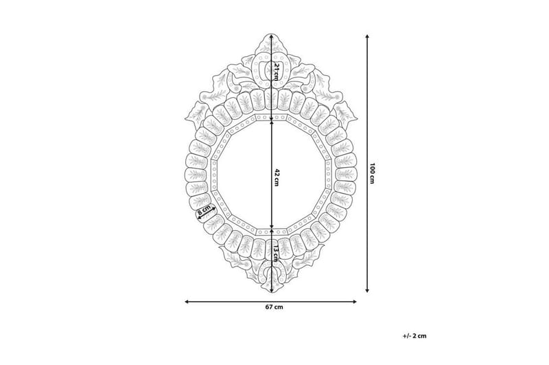 CRAON Spegel 67 cm - Väggspegel