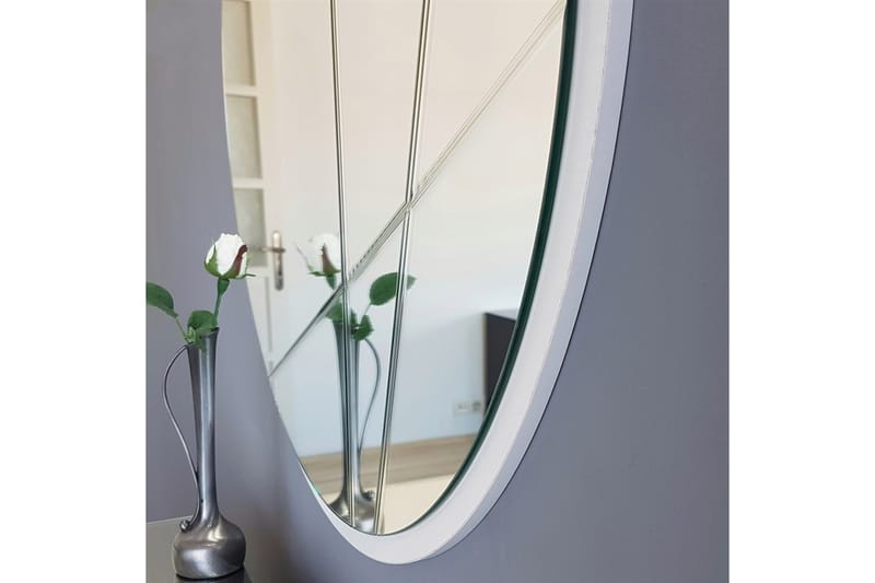 CROWTHER Dekorationsspegel 60 cm Silver - Inredning & dekor - Speglar - Väggspegel