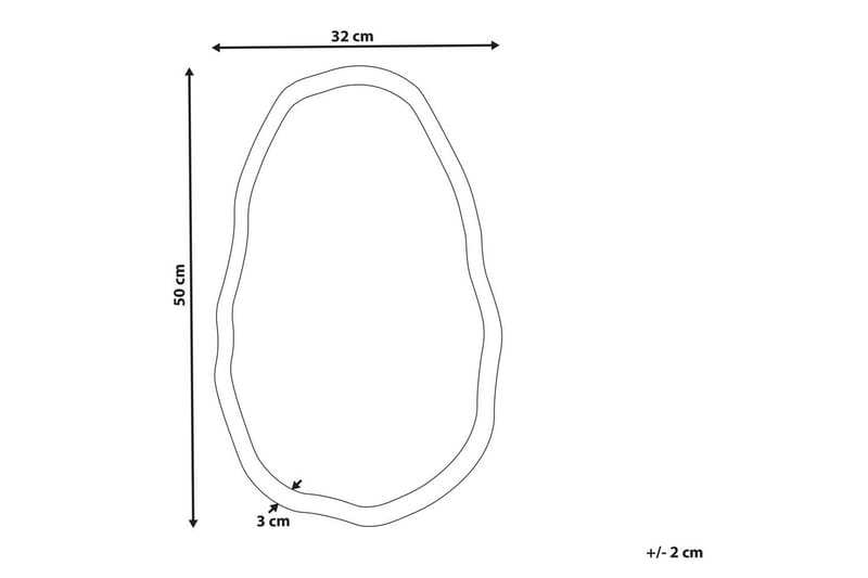 Väggspegel Damoh - Inredning & dekor - Speglar - Väggspegel