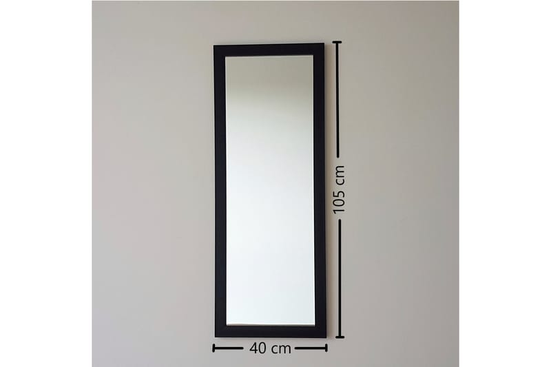 DEAMER Dekorationsspegel 40 cm Svart - Väggspegel