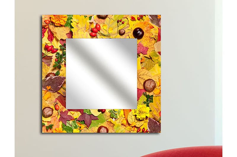 Dekorativ Spegel, Flerfärgad