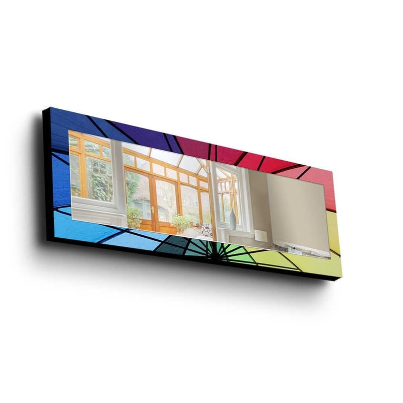 Dekorspegel 40x120 cm, Flerfärgad