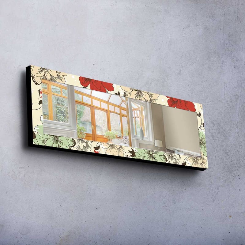 DEKORSPEGEL 40x120 cm Flerfärgad - Inredning & dekor - Speglar - Väggspegel