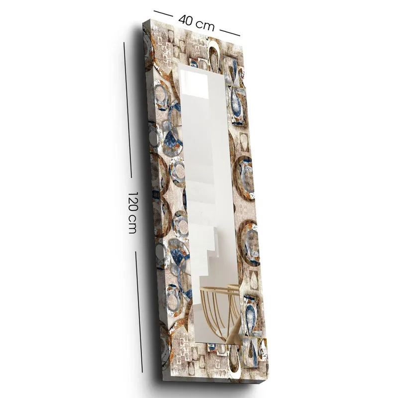 Dekorspegel 40x120 cm - Flerfärgad - Inredning & dekor - Speglar - Väggspegel