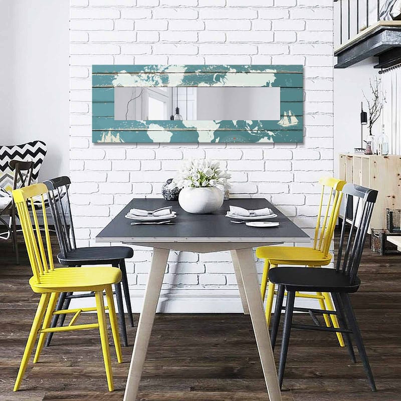 Dekorspegel 40x120 cm - Flerfärgad - Inredning & dekor - Speglar - Väggspegel