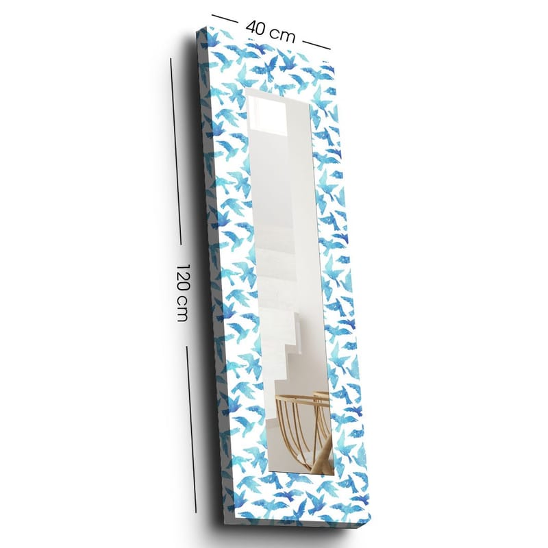 Dekorspegel 40x120 cm - Flerfärgad - Inredning & dekor - Speglar - Väggspegel