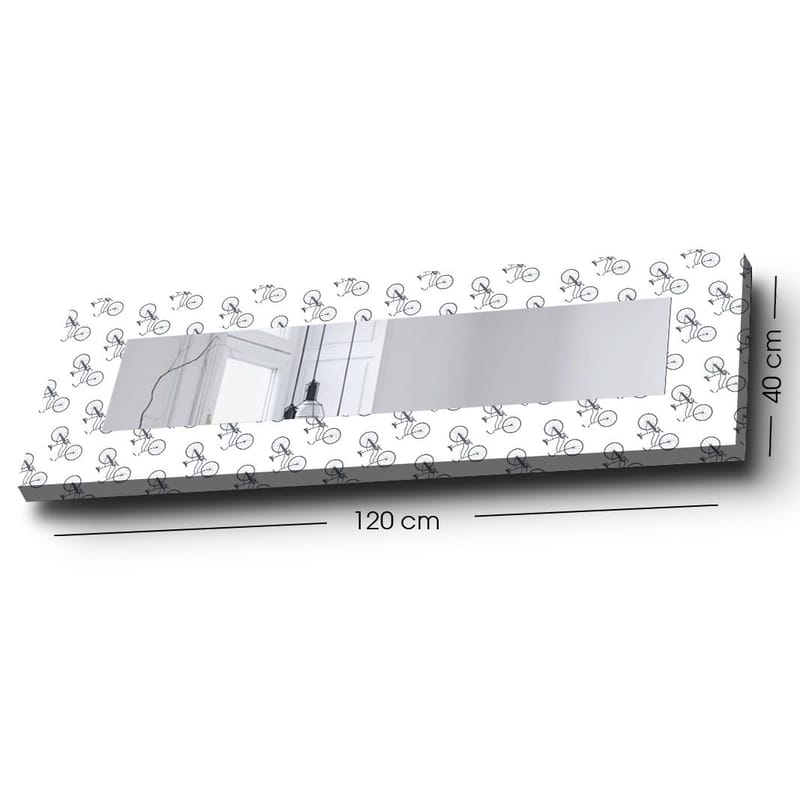 Dekorspegel 40x120 cm - Flerfärgad - Inredning & dekor - Speglar - Väggspegel