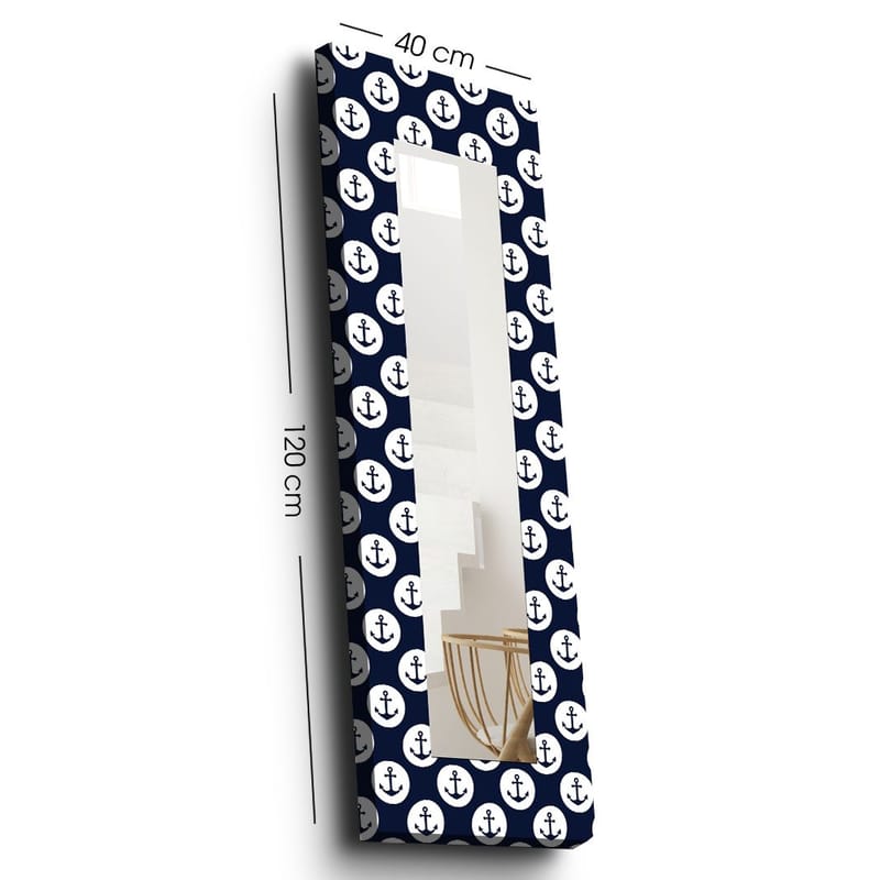 Dekorspegel 40x120 cm, Flerfärgad