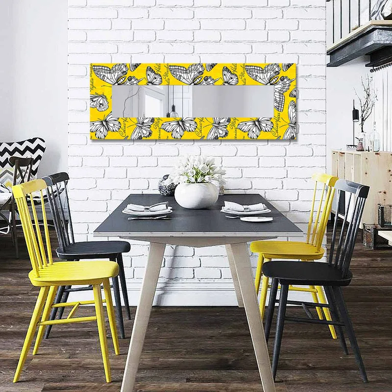 Dekorspegel 40x120 cm - Flerfärgad - Inredning & dekor - Speglar - Väggspegel