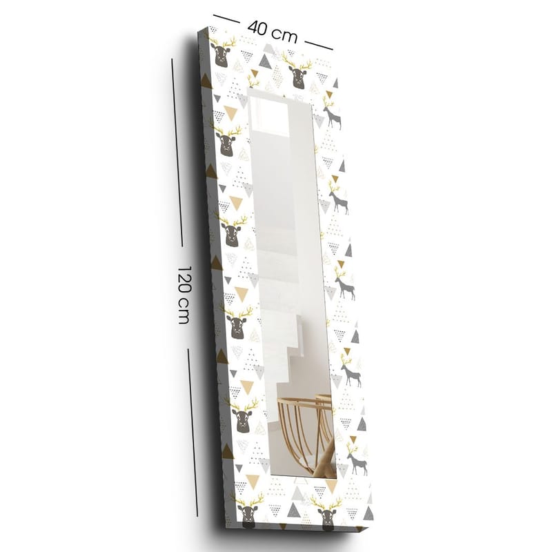 Dekorspegel 40x120 cm, Flerfärgad