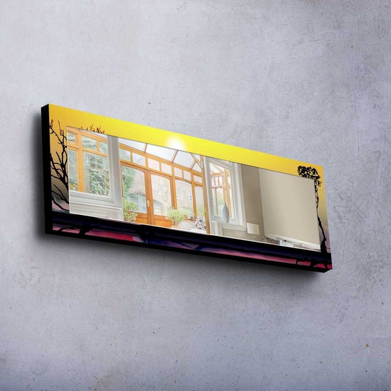 Dekorspegel 40x120 cm - Flerfärgad - Inredning & dekor - Speglar - Väggspegel