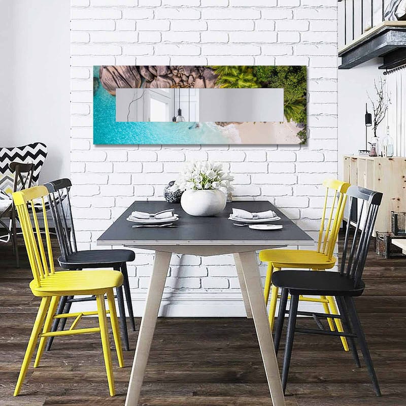 Dekorspegel 40x120 cm - Flerfärgad - Inredning & dekor - Speglar - Väggspegel