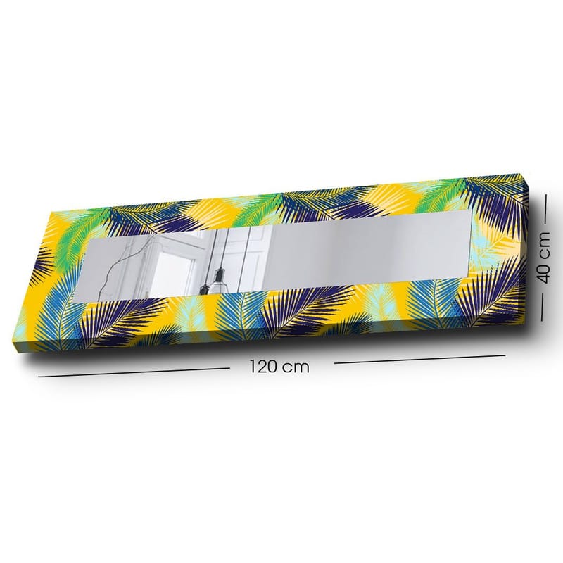 Dekorspegel 40x120 cm - Flerfärgad - Inredning & dekor - Speglar - Väggspegel