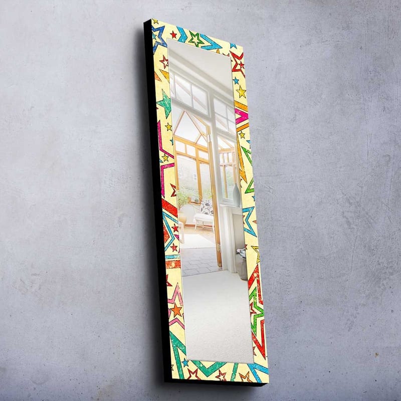Dekorspegel 40x120 cm, Flerfärgad