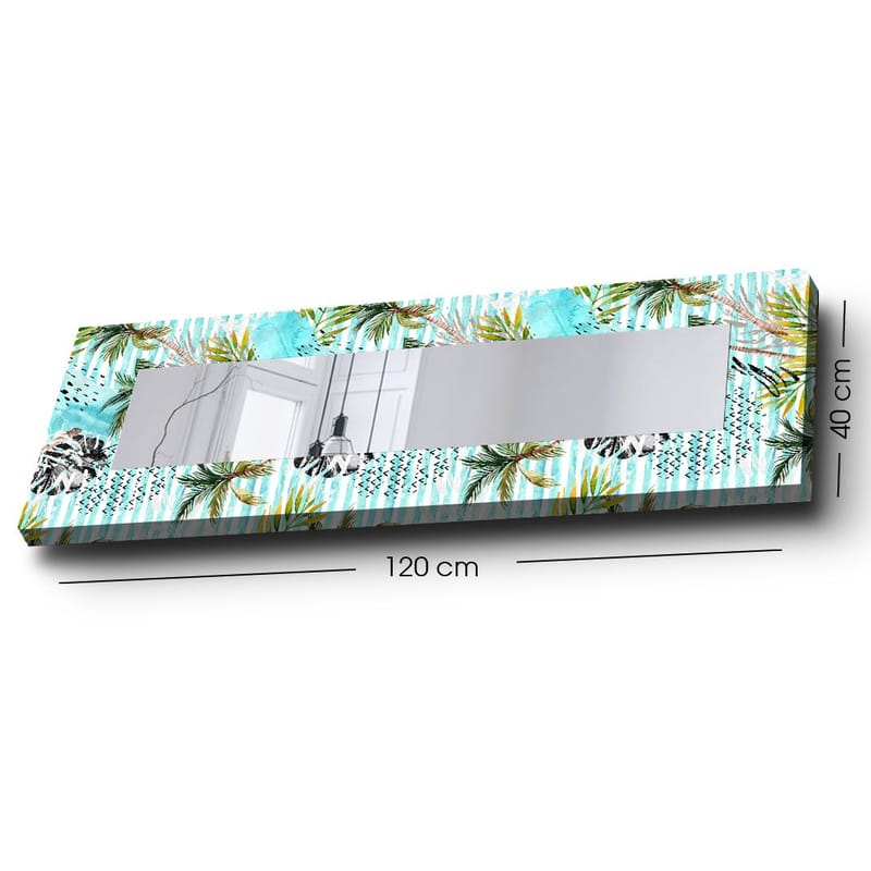 Dekorspegel 40x120 cm - Flerfärgad - Inredning & dekor - Speglar - Väggspegel