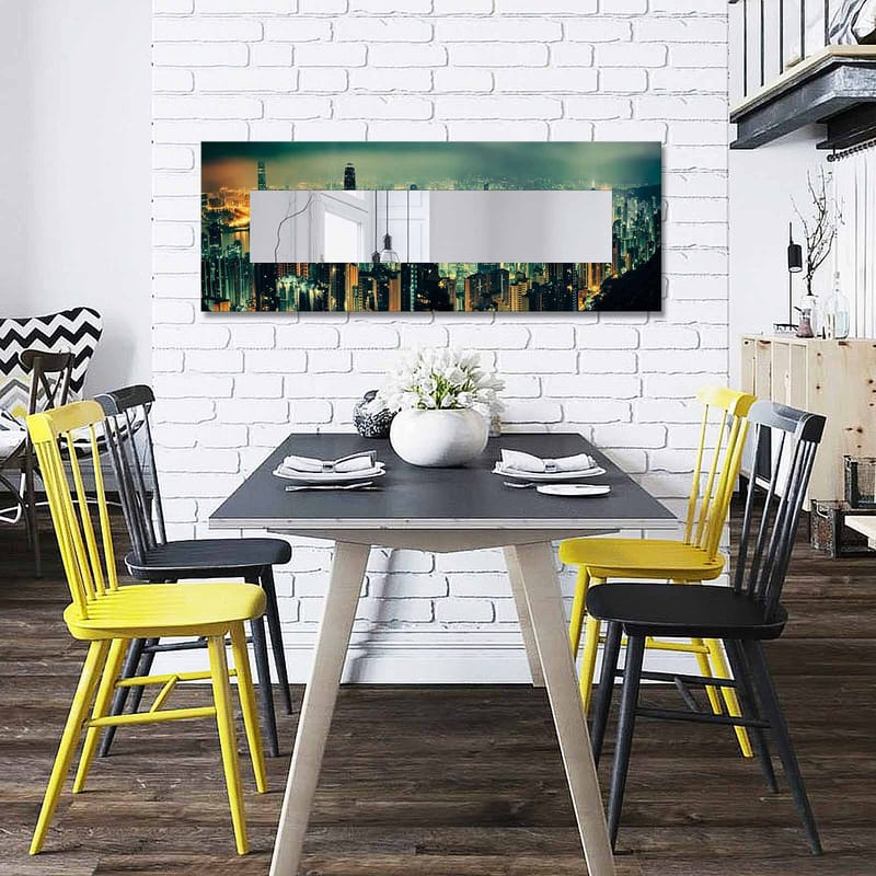 Dekorspegel 40x120 cm - Flerfärgad - Inredning & dekor - Speglar - Väggspegel