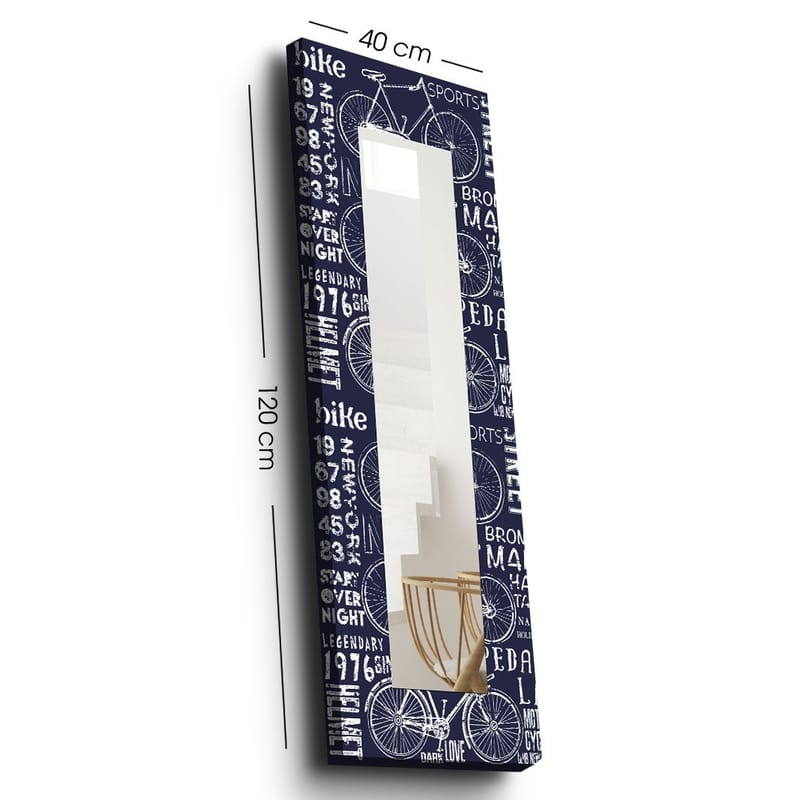 Dekorspegel 40x120 cm - Flerfärgad - Inredning & dekor - Speglar - Väggspegel