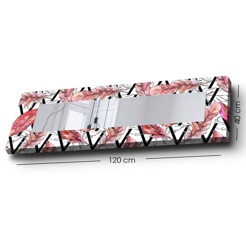 Dekorspegel 40x120 cm - Flerfärgad - Inredning & dekor - Speglar - Väggspegel