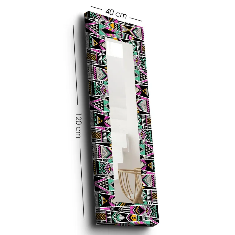 Dekorspegel 40x120 cm - Flerfärgad - Inredning & dekor - Speglar - Väggspegel