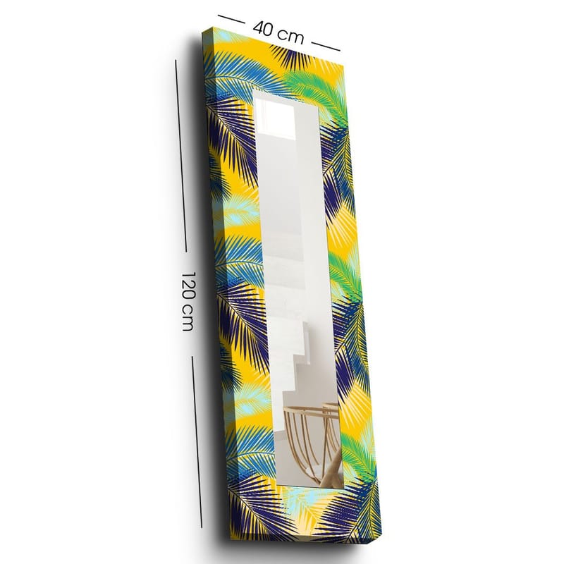 Dekorspegel 40x120 cm - Flerfärgad - Inredning & dekor - Speglar - Väggspegel