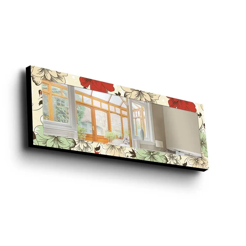 Dekorspegel 40x120 cm - Flerfärgad - Inredning & dekor - Speglar - Väggspegel