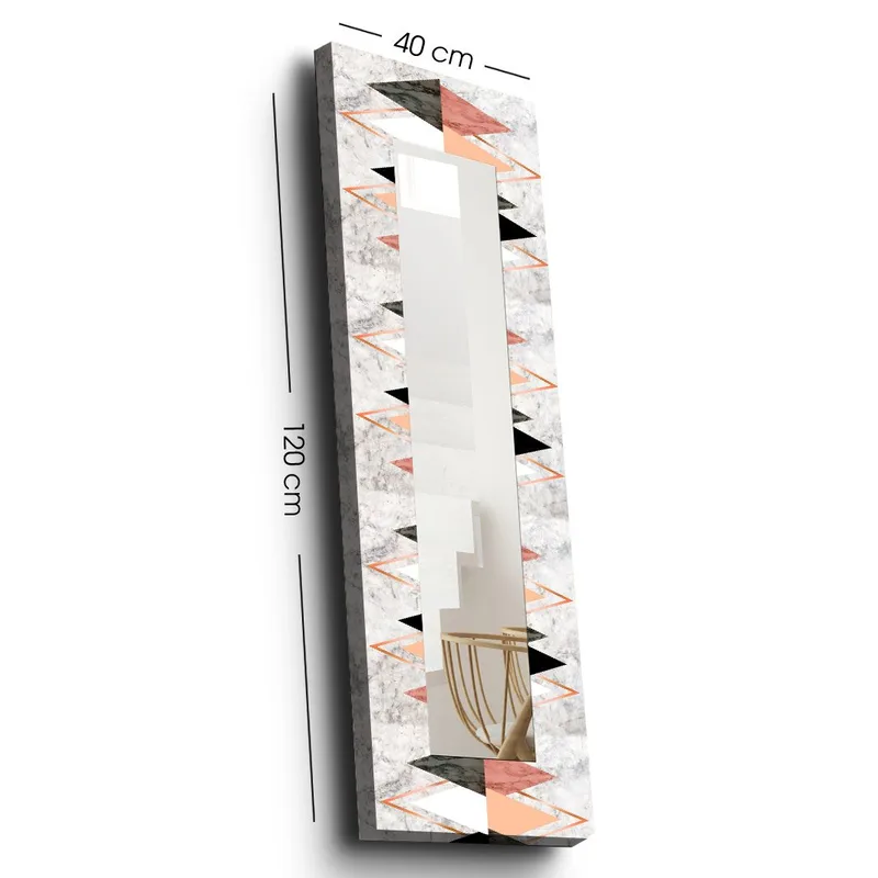 Dekorspegel 40x120 cm - Flerfärgad - Inredning & dekor - Speglar - Väggspegel