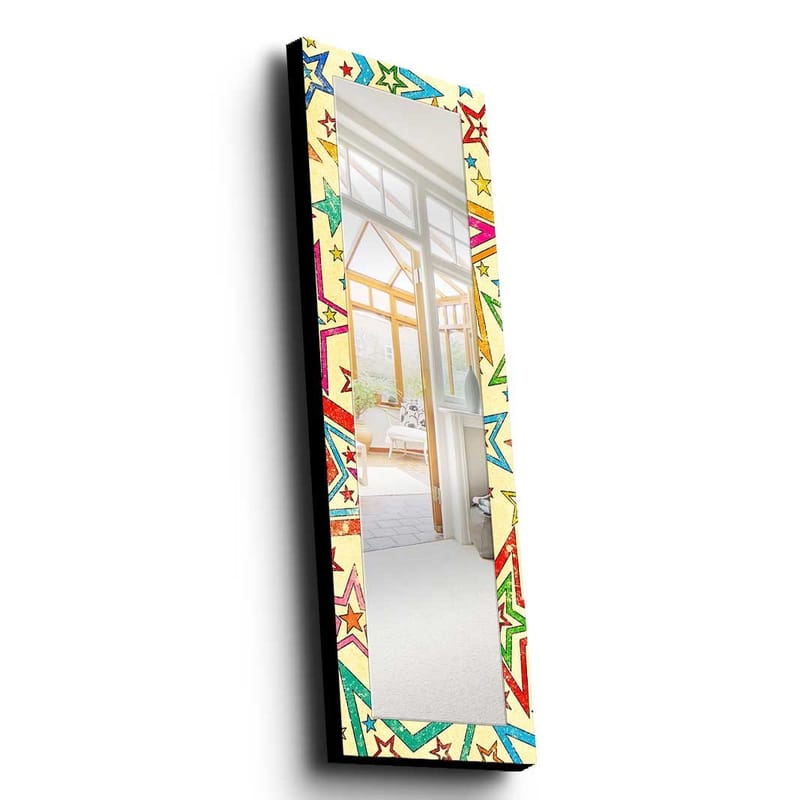 Dekorspegel 40x120 cm - Flerfärgad - Inredning & dekor - Speglar - Väggspegel