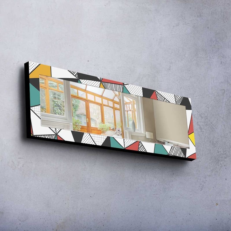 Dekorspegel 40x120 cm - Flerfärgad - Inredning & dekor - Speglar - Väggspegel