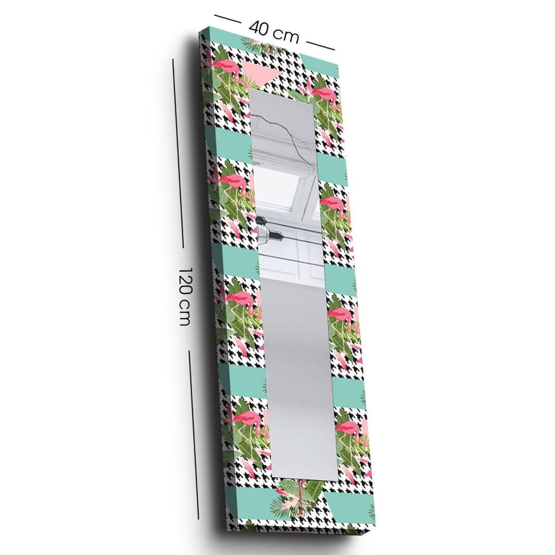 Dekorspegel 40x120 cm - Flerfärgad - Inredning & dekor - Speglar - Väggspegel
