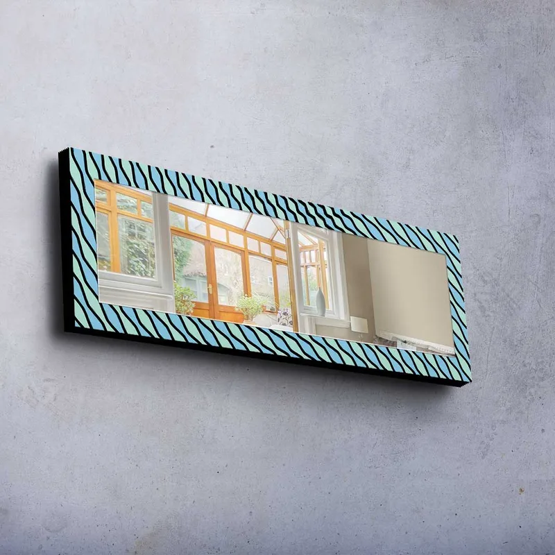 Dekorspegel 40x120 cm - Flerfärgad - Inredning & dekor - Speglar - Väggspegel