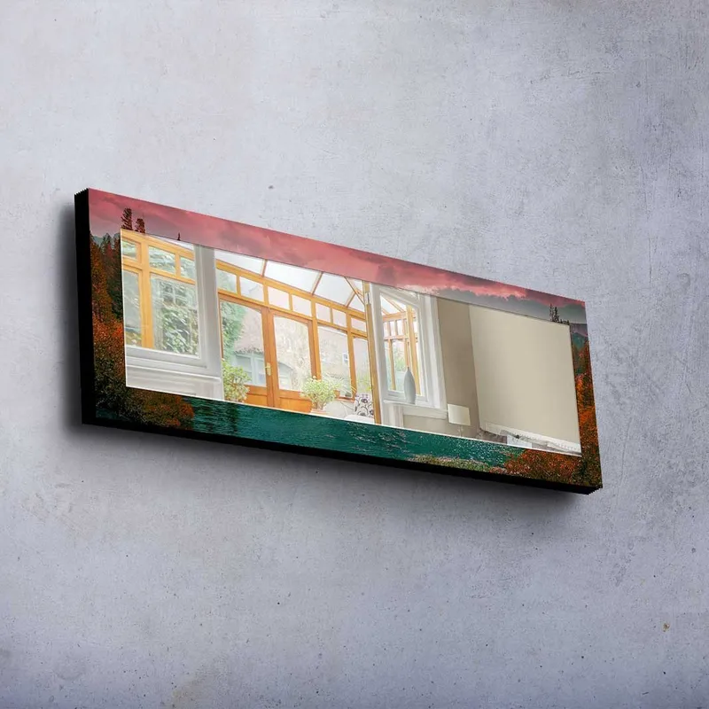 Dekorspegel 40x120 cm - Flerfärgad - Inredning & dekor - Speglar - Väggspegel