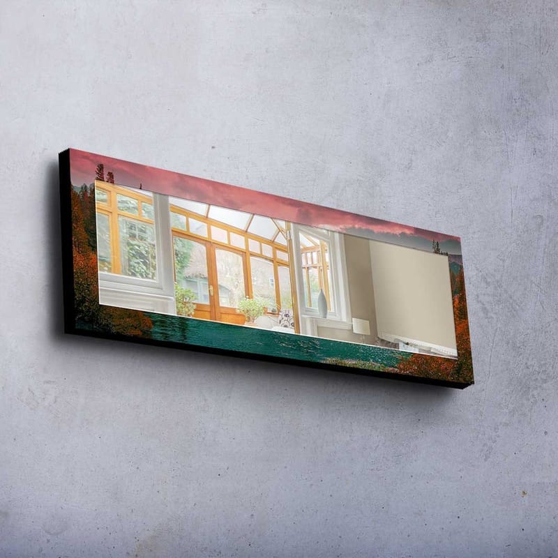 Dekorspegel 40x120 cm - Flerfärgad - Inredning & dekor - Speglar - Väggspegel