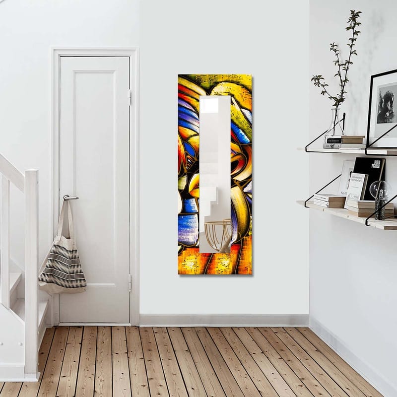 Dekorspegel 40x120 cm - Flerfärgad - Inredning & dekor - Speglar - Väggspegel