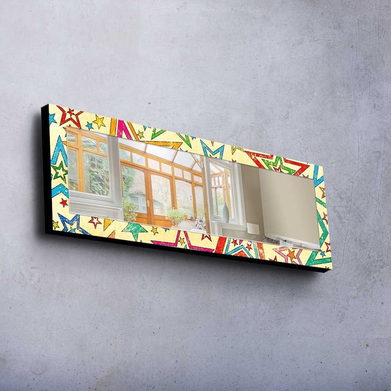 Dekorspegel 40x120 cm - Flerfärgad - Inredning & dekor - Speglar - Väggspegel