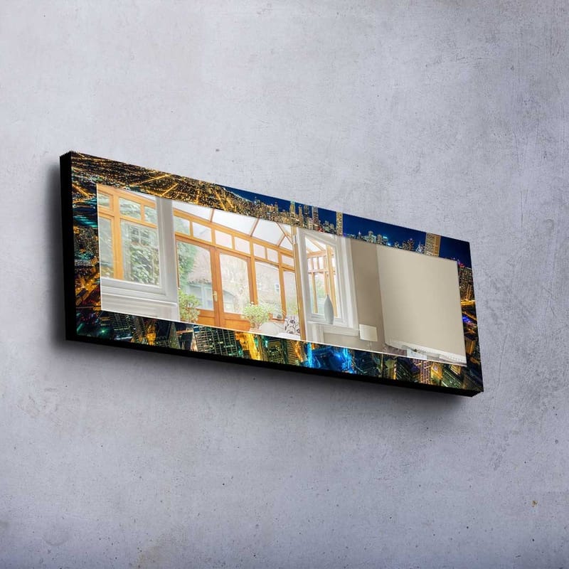 Dekorspegel 40x120 cm - Flerfärgad - Inredning & dekor - Speglar - Väggspegel