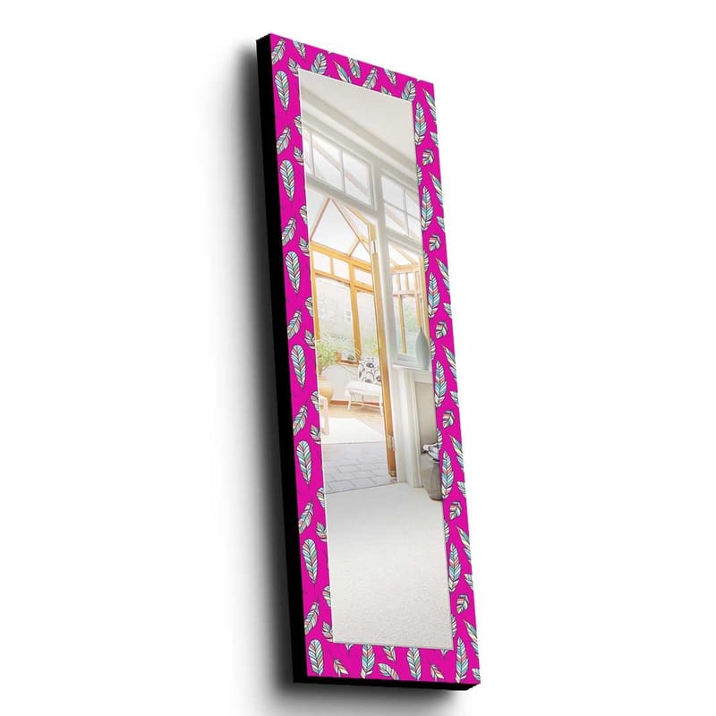 Dekorspegel 40x120 cm - Lila - Inredning & dekor - Speglar - Väggspegel