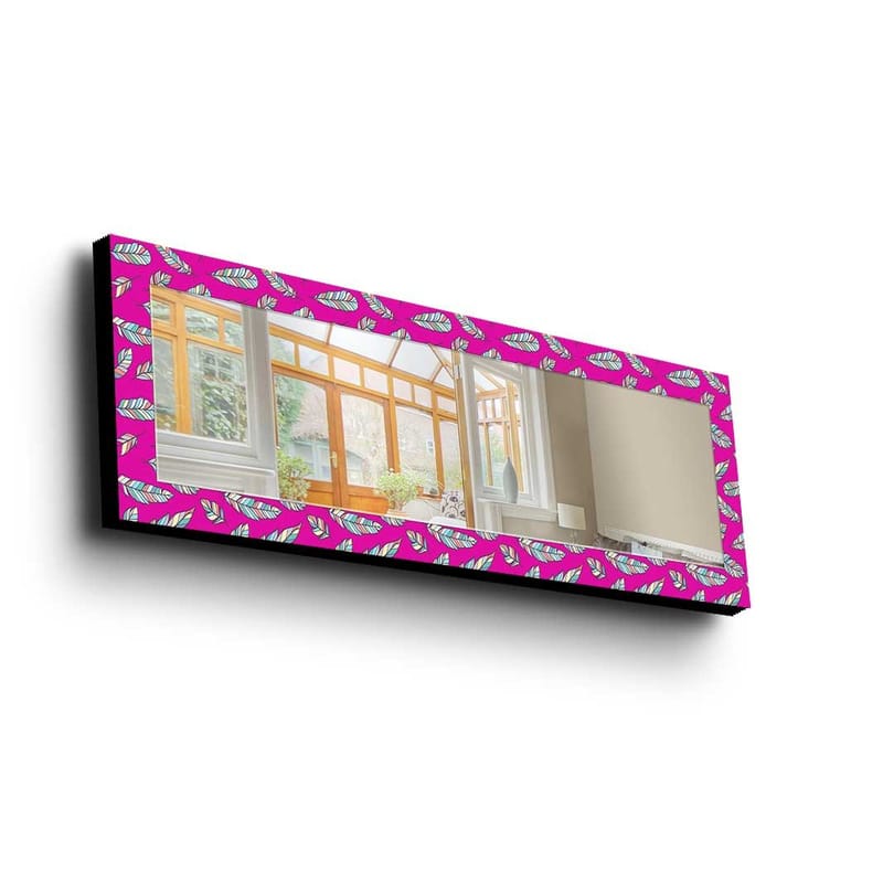 Dekorspegel 40x120 cm - Lila - Inredning & dekor - Speglar - Väggspegel