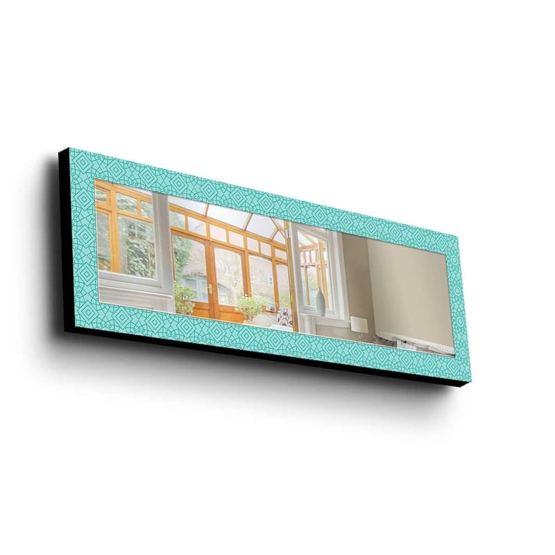 Dekorspegel 40x120 cm - Turkos - Inredning & dekor - Speglar - Väggspegel